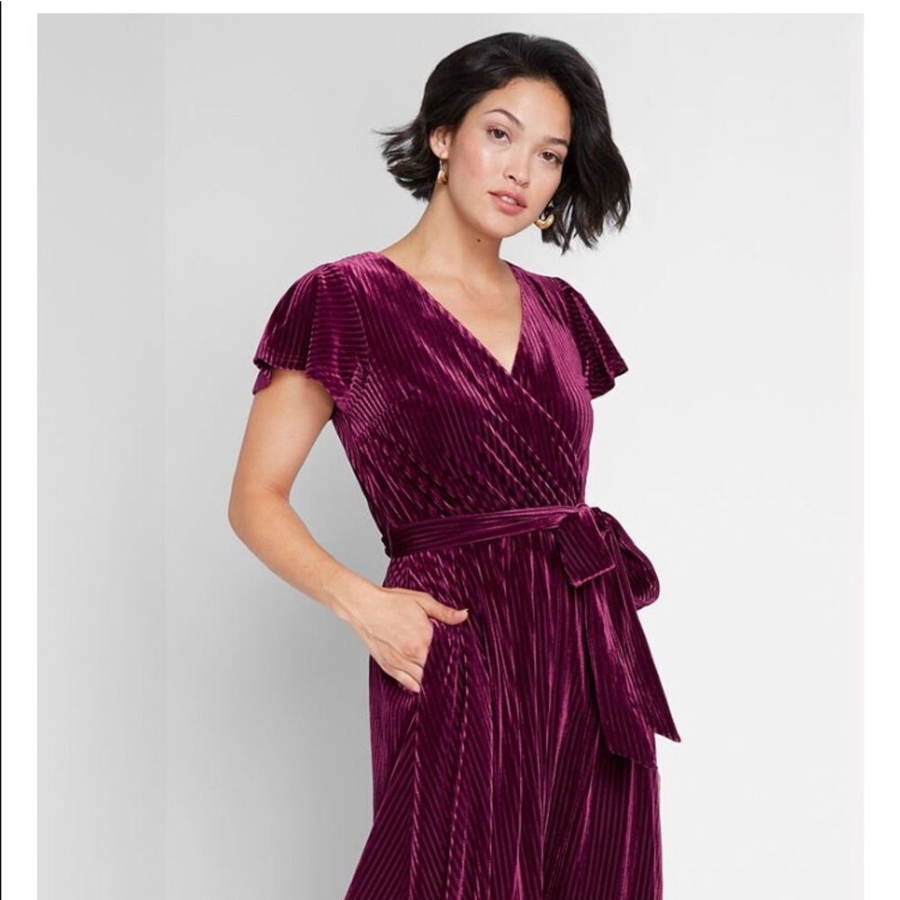 ModCloth Velvet Midi Dress